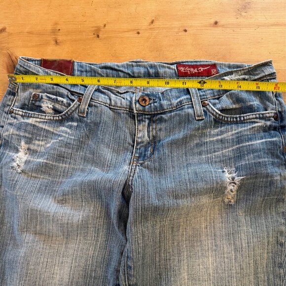 Vintage Blue 2 by Antik Denim Jeans 30 Made in USA Flare - Picture 3 of 11